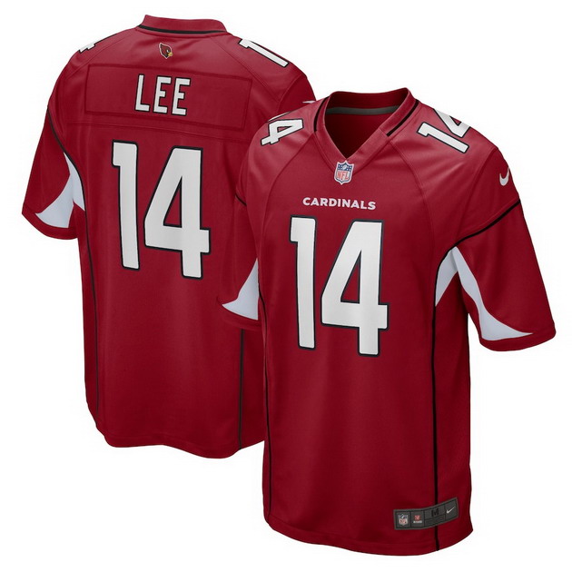 mens nike andy lee cardinal arizona cardinals game player jersey